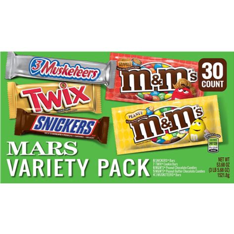 Mars Snickers Twix 3 Musketeers Milky Way Milk Chocolate Candy • Price