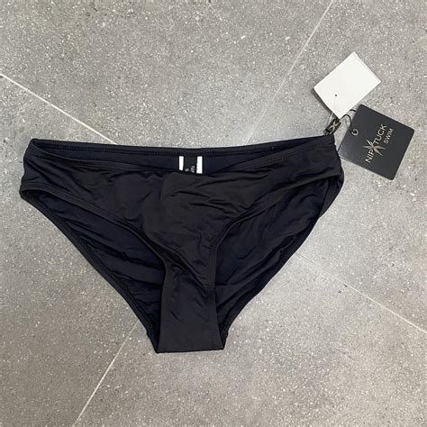 Niptuck Swim Black Bikini Bottoms Pretty Full Depop