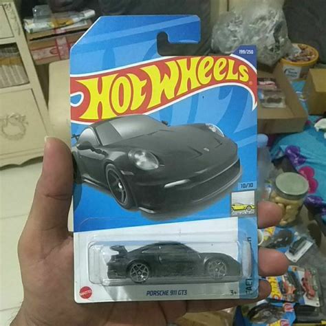 PORSCHE Hitam GANTUNGAN Hot Wheels 保時捷 911 GT3 黑色 HotWheels 蝦皮購物