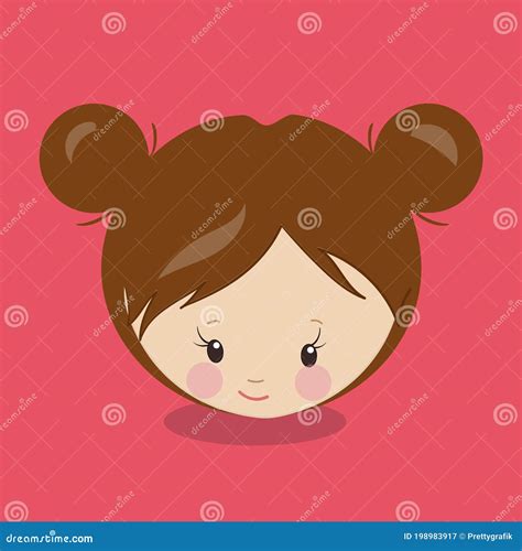 Brunette Paper Doll Bubbles 01 Stock Vector Illustration Of Brunette Vector 198983917