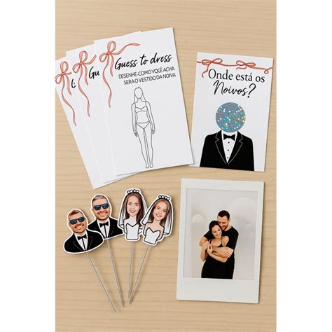 kit itens para despedida de solteira chá bar chá lingerie Shopee