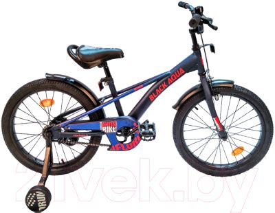 Black Aqua Velorun 16 / KG1619 (темно-синий) Детский велосипед ...