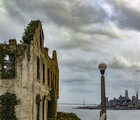 Warden House Of The Federal Prison On Alcatraz Island In The Middle Of