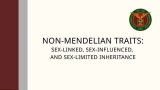 Bio Genetics Sex Linked Influenced Limited Inheritance Pptx