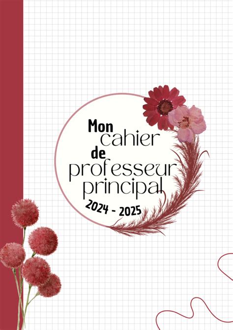 Le Cahier Du Professeur Principal 2024 2025 Flaubert And Co