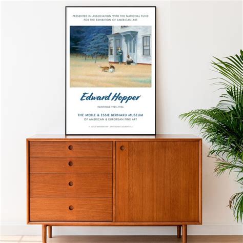 Edward Hopper Poster - 'Cape Cod Evening' | Art Poster Archive ...