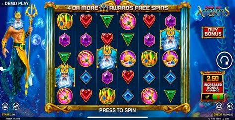 Rise Of Atlantis Blueprint Gaming Slot Review Demo Free Play