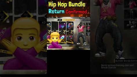 Hip Hop Bundle Return आने वाला है Full Detail Garena Free Fire