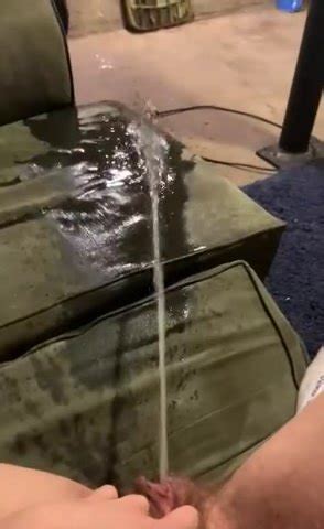 Girl With Hairy Pussy Pees All Over Her Couch ThisVid