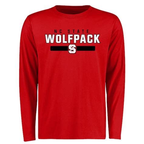 Nc State Wolfpack Team Strong Long Sleeve T Shirt Red