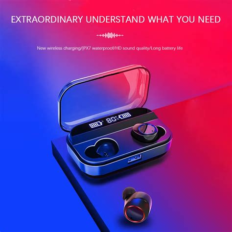 Беспроводные наушники-вкладыши для TWS Mini True Bluetooth 5,0, стерео ...