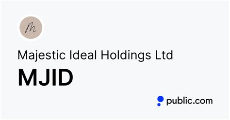 Buy MJID Stock – MJID Stock Quote Today & Investment Insights - Public.com