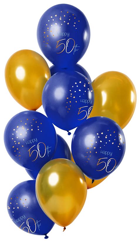 E Anniversaire Ballons En Latex Bleu L Gant Party Fr