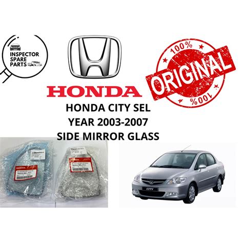 Original Honda City Sel Year Side Mirror Glass Pcs