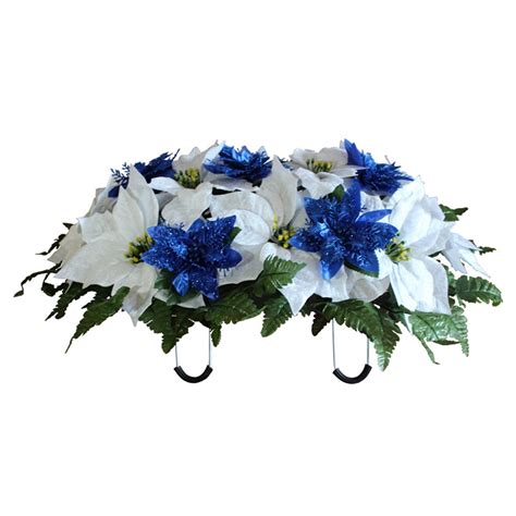 Zbfjinx Artificial Cemetery Flower Saddles Cemetery Memorial Flowers