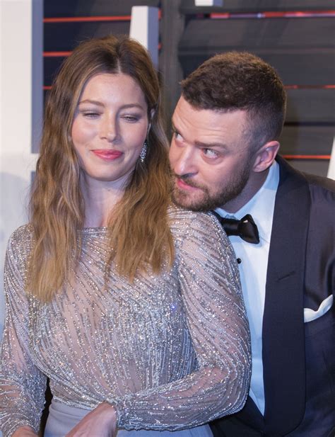 Photo Justin Timberlake Et Jessica Biel à La Soirée Vanity Fair Oscar