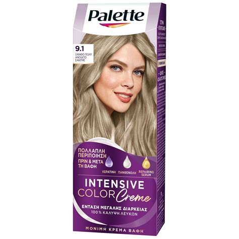 Schwarzkopf Palette Intensive Hair Color Creme Kit 1 Парче 9 1 Blonde Very Light Sandre