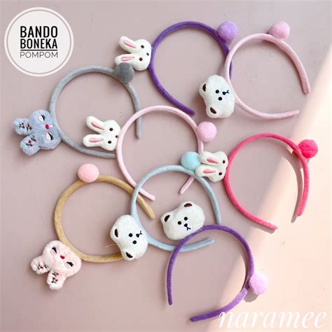 Jual Bandobandana Boneka Pom Pom Karakter Rabbitbando Bear Bando