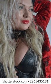 Beautiful Sexy Blonde Busty Woman Wearing Stock Photo Shutterstock