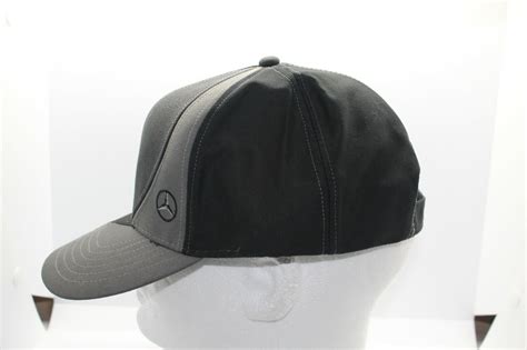 Vintage, Mercedes emblem, Black and Grey Strap-back, … - Gem