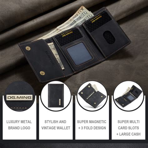 DG.MING Branded Tri-Fold Mini Wallet - Wallet BD
