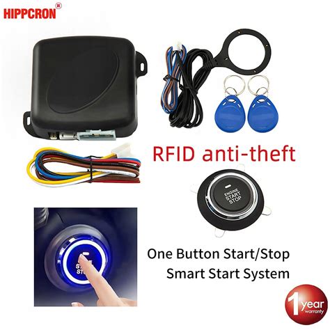 Hippcron Alarm samochodowy Przycisk Start Stop Sil - 12179327226 ...