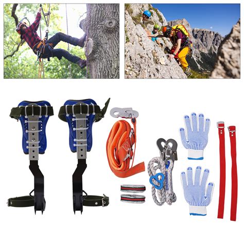 New Portable Tree Climbing Spike Set Tree Climbing Tool Safety Belt