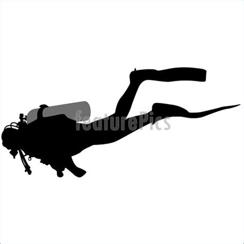 Diving Silhouette At Getdrawings Free Download