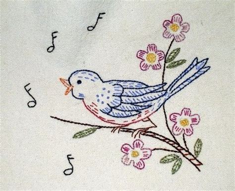 Love This Embroidery Patterns Vintage Embroidery Bird Embroidery