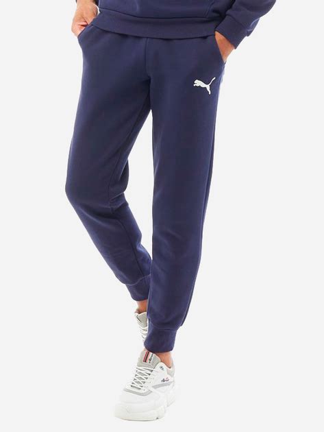 Спортивные штаны мужские Puma Ess Logo Pants Fl Cl 58671476 S Peacoat ...