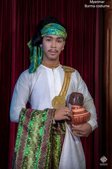 Myanmar 🇲🇲burma Traditional Costume Burma Traditional Dresses