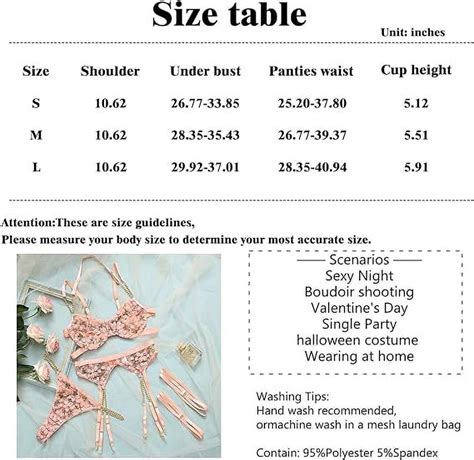 Lingerie Sets For Women Sexy Bra And Underwear Set Garter Belt Flower