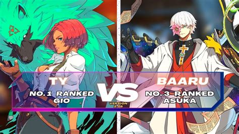 Ggst Ty No Ranked Giovanna Vs Baaru Ranked Asuka Guilty Gear