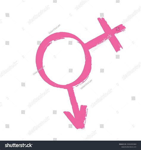 Bisexual Gender Symbol Male Female Sex Stock Vector Royalty Free