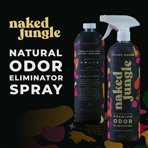 Naked Jungle Natural Odor Eliminator Spray Plant Based Pet Safe