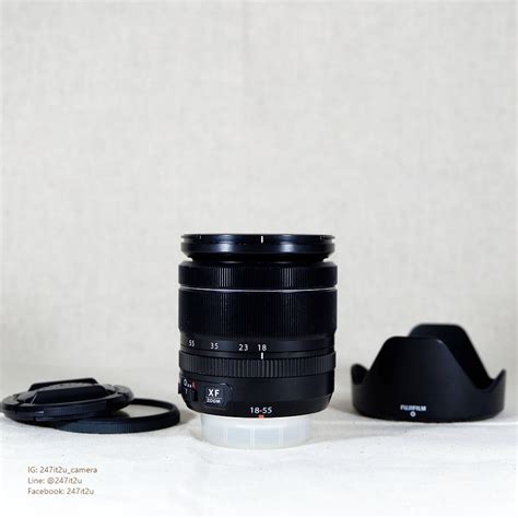 เลนส Fujinon XF 18 55 mm f2 8 4 R LM OIS สดำ ใชงานปกต มอสอง