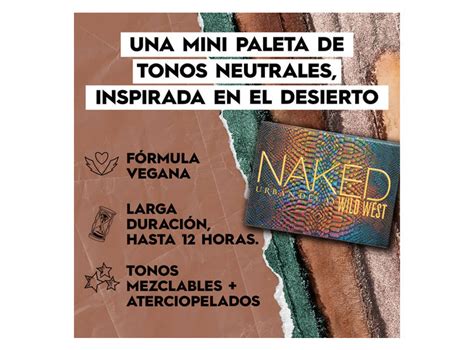 Ripley Paleta Sombra De Ojos Urban Decay Mini Naked Wild West X Gr