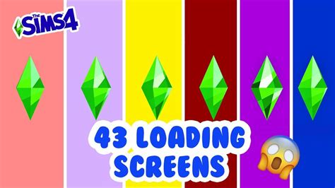 43 New Sims 4 Loading Screen Colors 😱 Youtube