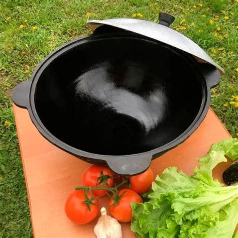 Uzbek Cast Iron Kazan 4.5L to 100L | Mangal Grills - Charcoal Grills ...
