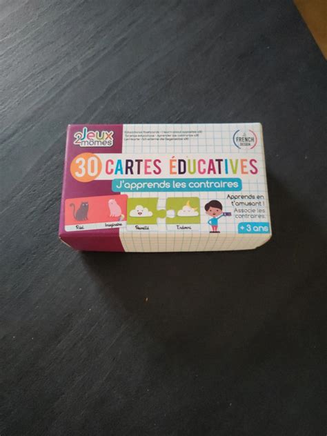 30 Cartes éducatives Japprends Les Contraires Vinted