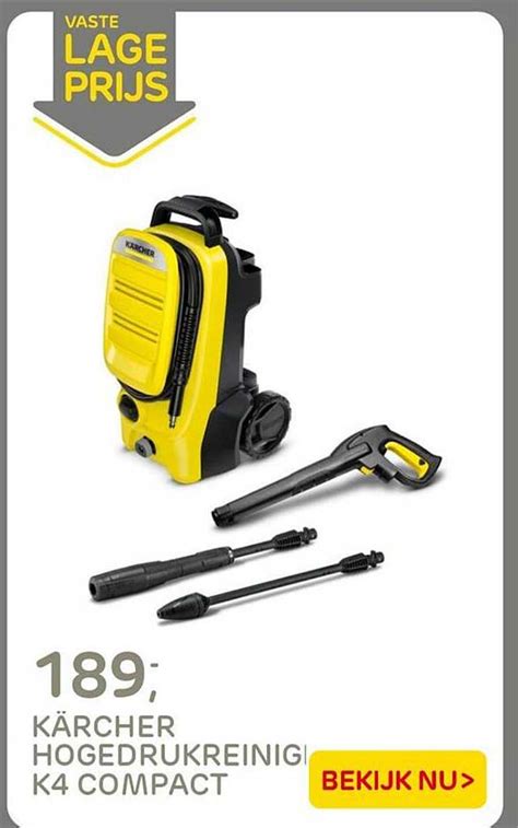 Kärcher Hogedrukreiniging K4 Compact Aanbieding bij Praxis - 1Folders.nl