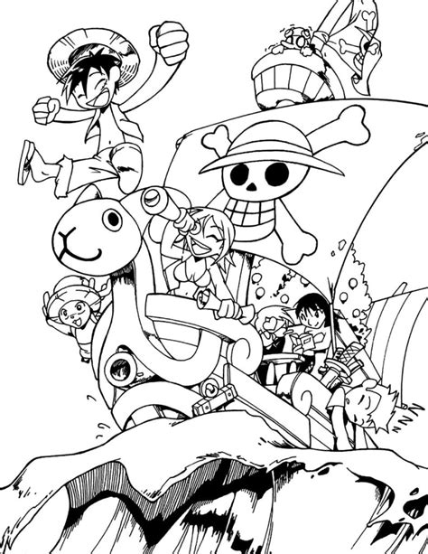 Coloriages One Piece Coloriages Imprimer Sur Wonder Day