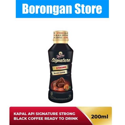 Jual Kopi Kapal Api Signature Strong Botol Ml Shopee Indonesia