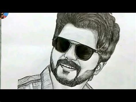 master thalapathy vijay master drawing vijay easy mmk