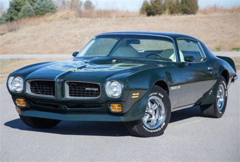 Pontiac Trans Am Coupe 1973 Green For Sale 1973 Trans Am 455 Auto Ac