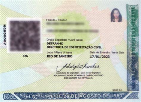 Detran Rj Come A A Emitir Nova Carteira De Identidade Nacional Super