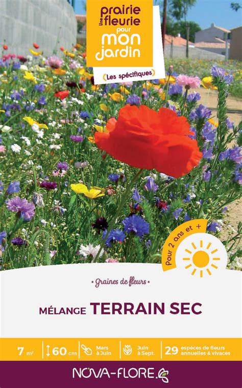 Mélange Fleuri Terrain Sec 60g Nova Flore Jardiland