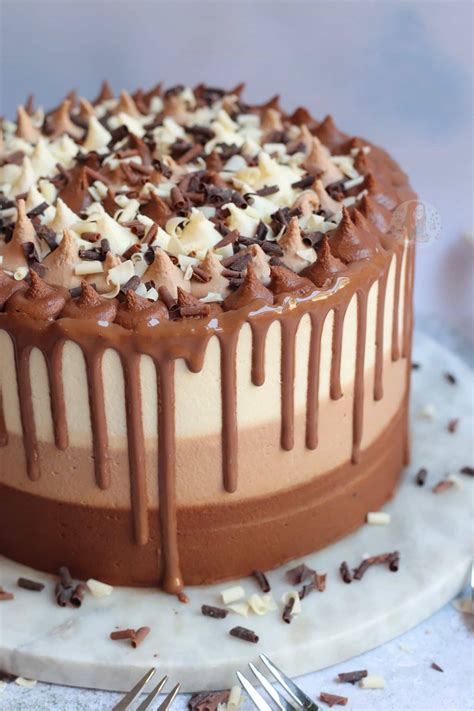 Triple Chocolate Layer Cake