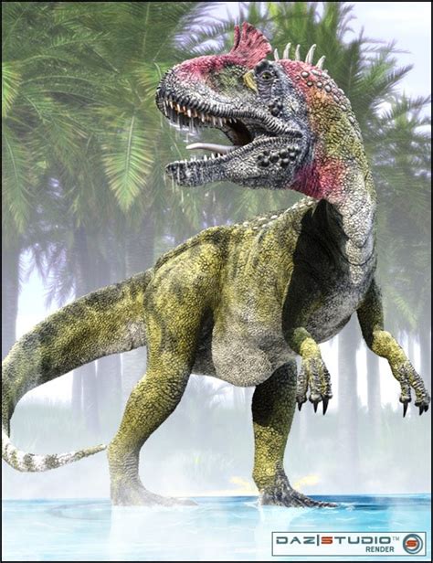 Cryolophosaurus Animals For Daz Studio And Poser