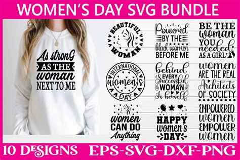 Womens Day Svg Bundle Graphic By Smart Design · Creative Fabrica